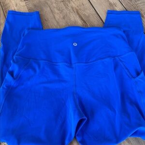 lululemon athletica Electric Blue Align Leggings size 12
